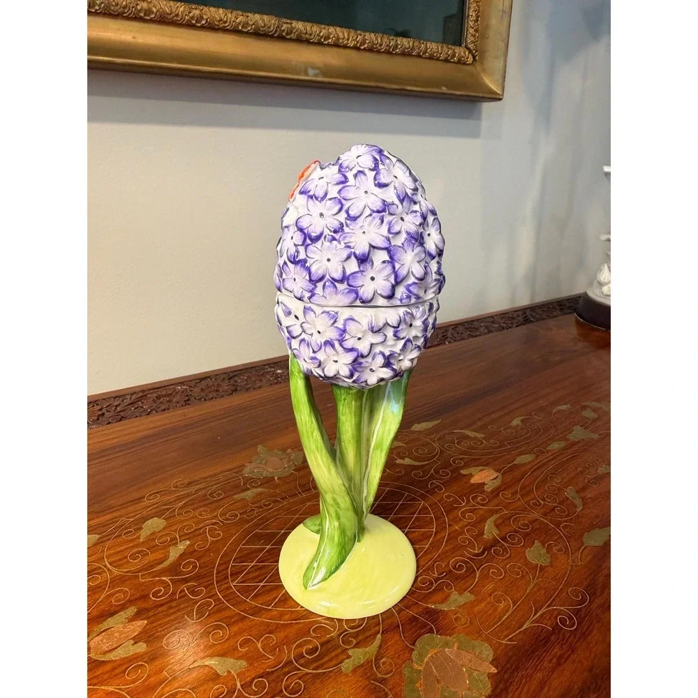 Vintage Villeroy‎ & Boch Floral Fantasy Egg Cup with Lid